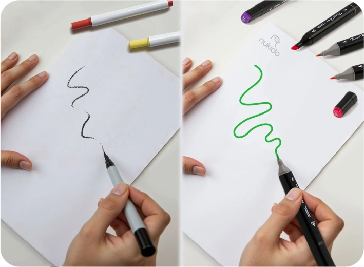 Couleurs profondes, séchage rapide et effet durable