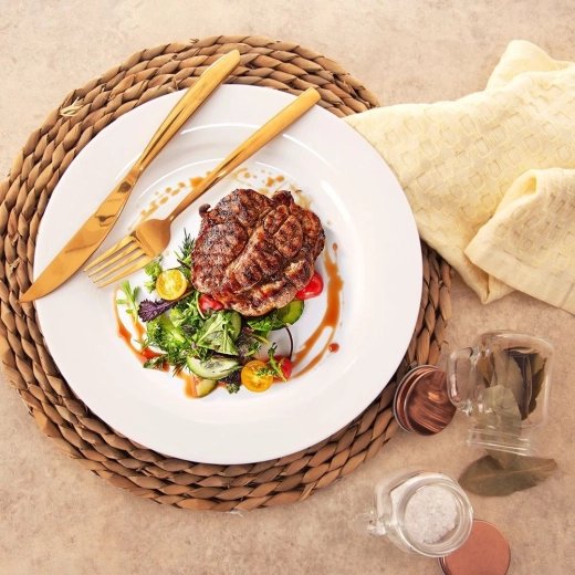 Service pratique pour chaque plat