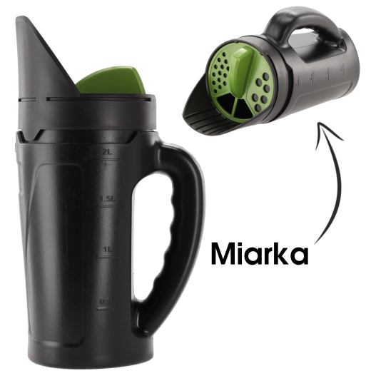 Epandeur et sableuse manuels 2,5 l pour semences, engrais, sel et sable