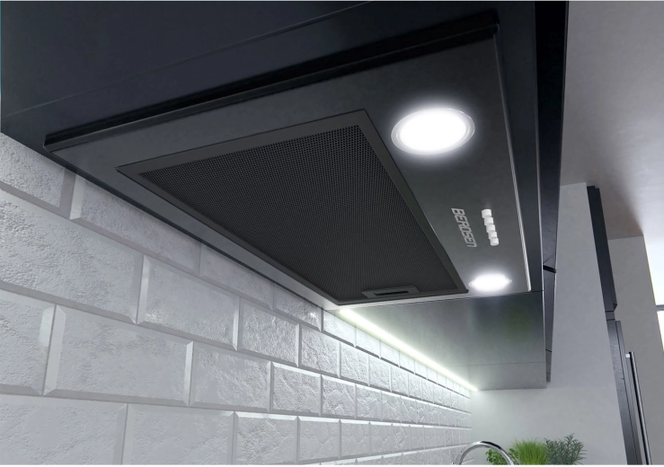 Éclairage LED économe de la zone de cuisson