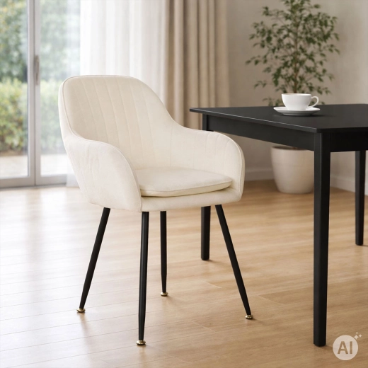 Assise confortable avec accoudoirs
