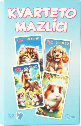 Jeu de cartes Quartett Animaux de compagnie