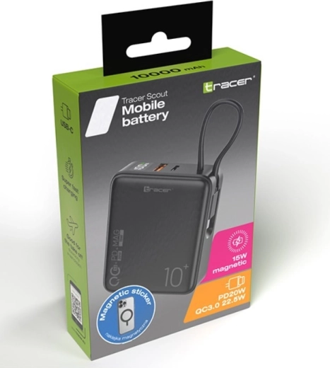 Charge rapide PD 20 W et QC 22,5 W