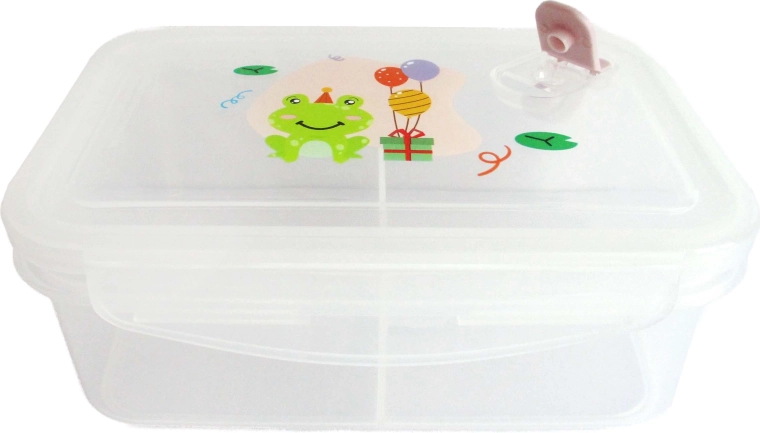 Boîte alimentaire en plastique grenouille 830 ml