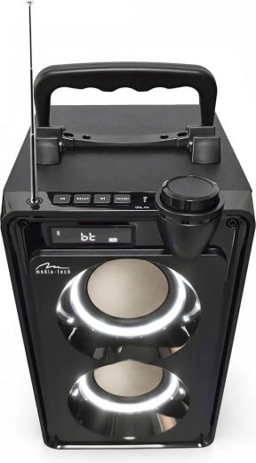 Musique depuis USB/microSD et radio FM avec antenne télescopique