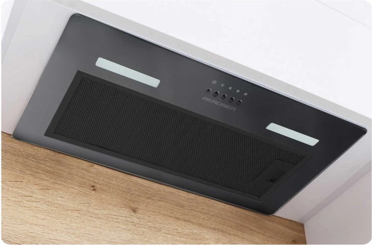 Design encastré discret pour une cuisine moderne