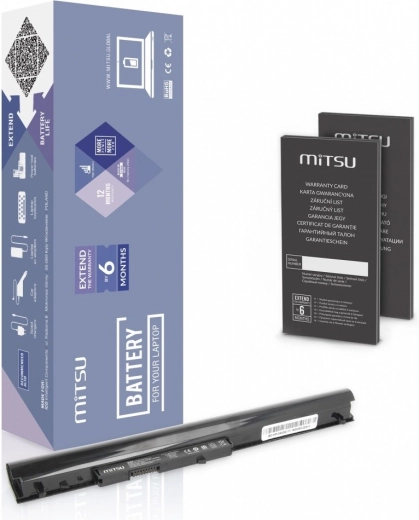 Batterie Mitsu pour ordinateur portable HP 240 G2 et 255 G2 2200 mAh (24 Wh) 11,1/10,8 V