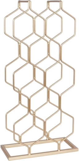 Structure métallique stable avec finition dorée
