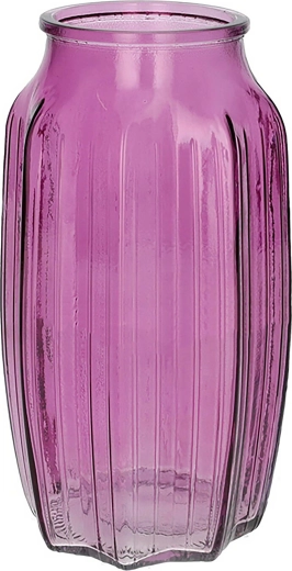 Vase Suko violette transparente 22 cm