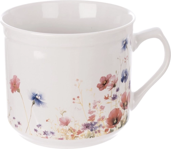 Mug en céramique avec motif floral 0,5 l