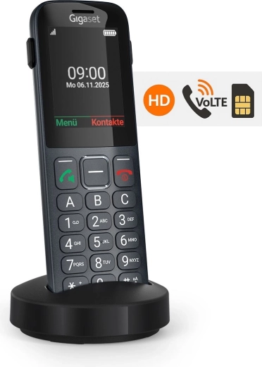Gigaset Comfort 600 SIM 4G téléphone mobile pour seniors