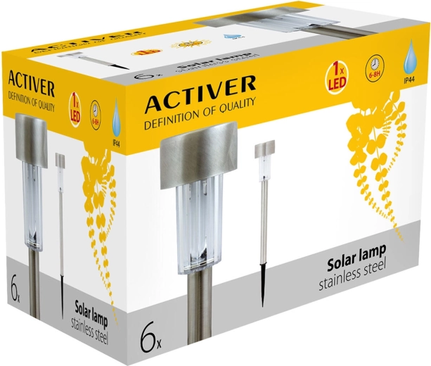 Fonctionnement solaire et protection IP44