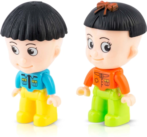 Différentes formes et figurines pour le jeu narratif