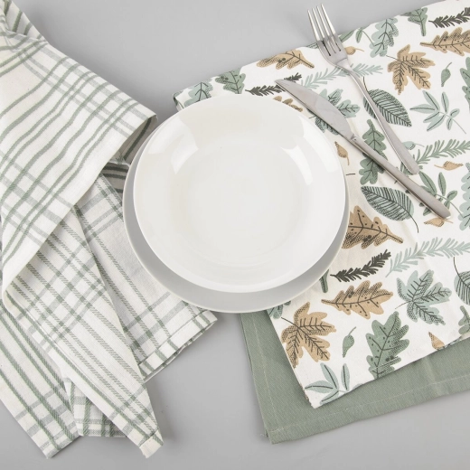 Décor vert pour harmoniser la cuisine