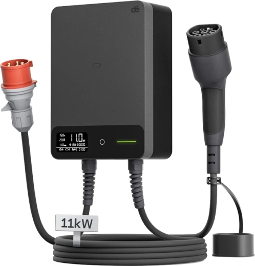 Borne de recharge murale DEPOW Wallbox 11 kW avec câble de 10 m