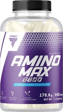 Trec Amino Max 6800 – acides aminés en gélules (160 gélules)