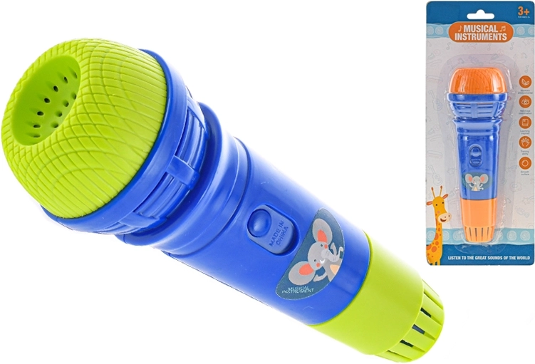 Microphone pour enfants avec effets sonores 18 cm