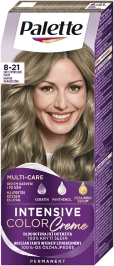 Palette Intensive Color Creme 8-21 blond clair cendré coloration cheveux 50 ml
