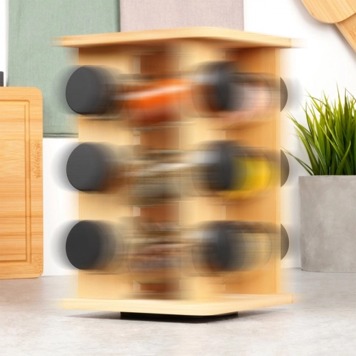 Design rotatif pour une sélection rapide des épices