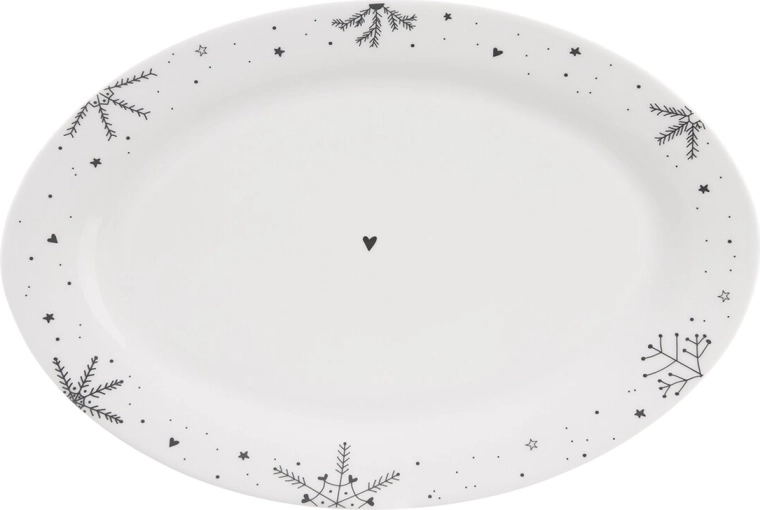 Plat de service Flocon 35 × 23,7 cm