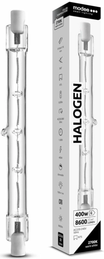 Modee ampoule halogène R7S 118 mm 400 W blanc chaud, dimmable