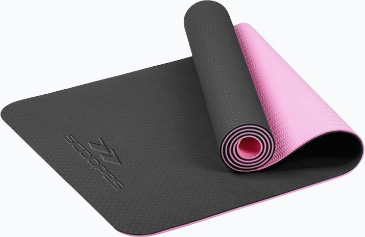 Tapis de fitness TPE Balance 6 rose/noir