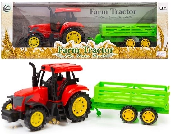 Tracteur avec remorque - 1 pièce