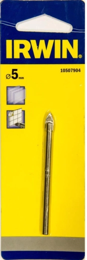 Foret pour verre et carrelage 5 mm Irwin