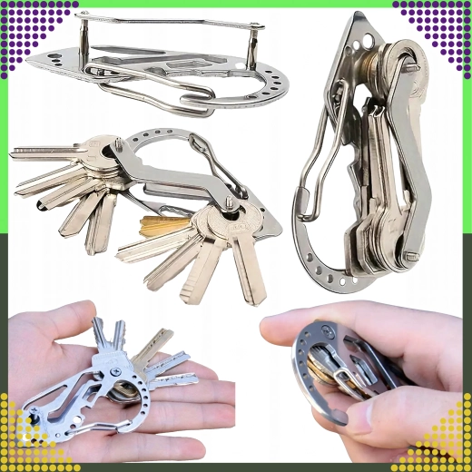 Organisation de jusqu’à 8 clés sans cliquetis