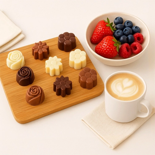 Des pralines et chocolats impeccables