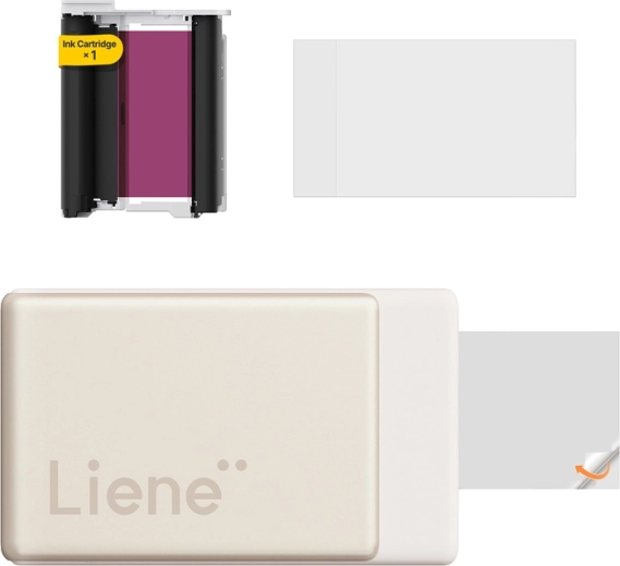 Liene Pearl N200 Pro imprimante photo portable 2×3" dorée