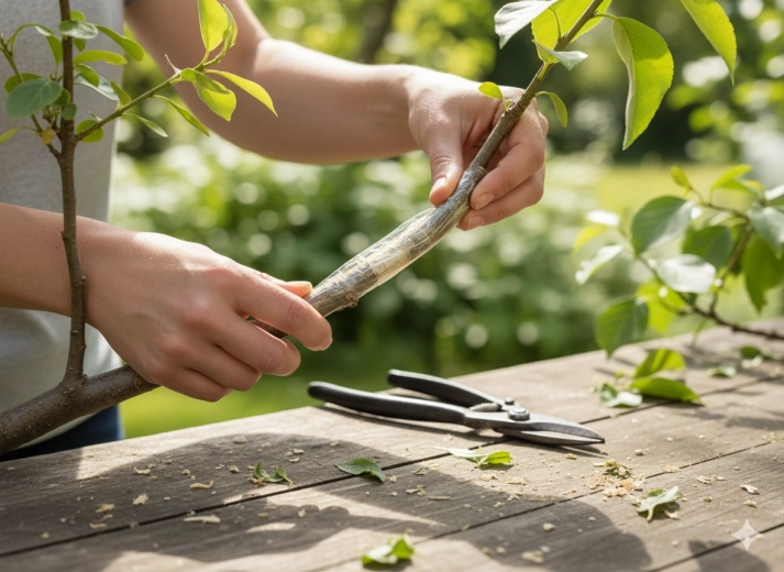 Maintien ferme et délicat du greffon
