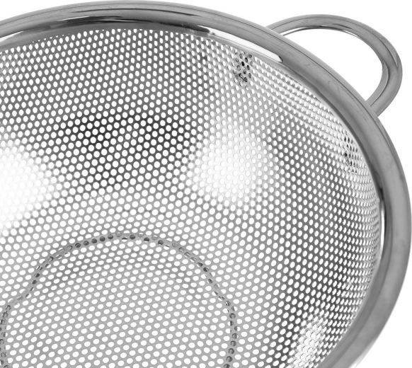 Égouttage rapide grâce à une fine perforation