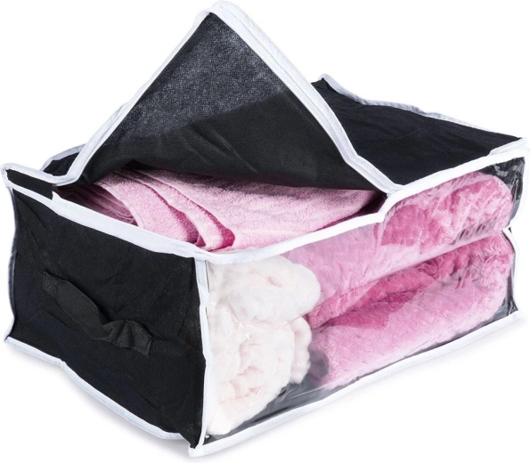 Sac de rangement textile pour linge de lit 45 × 30 × 20 cm