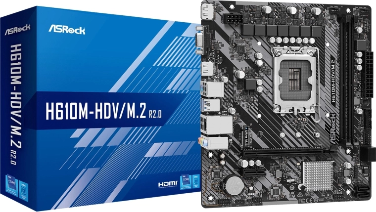 Carte mère micro-ATX Asrock H610m-hdv/m.2 r2.0
