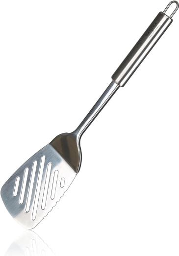 Spatule ajourée en inox 34 × 8 cm AZORA