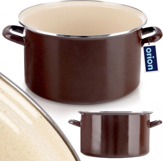 Acier émaillé résistant avec rebord en inox