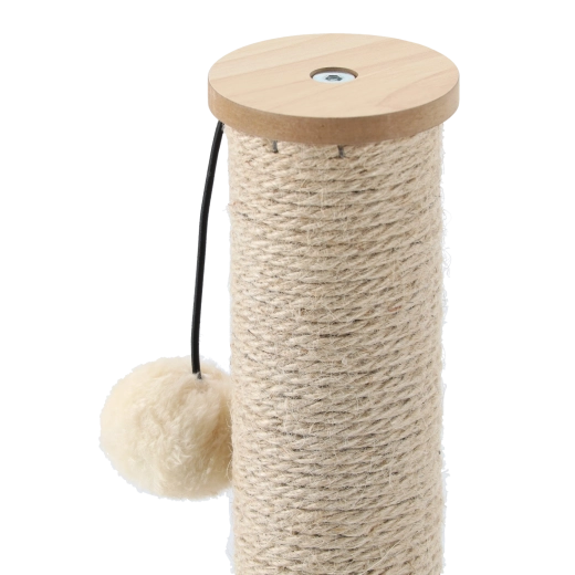 Poteau en jute pour un griffage sain