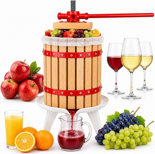 Presse manuelle à vis pour fruits et légumes, 6 l, 58 cm