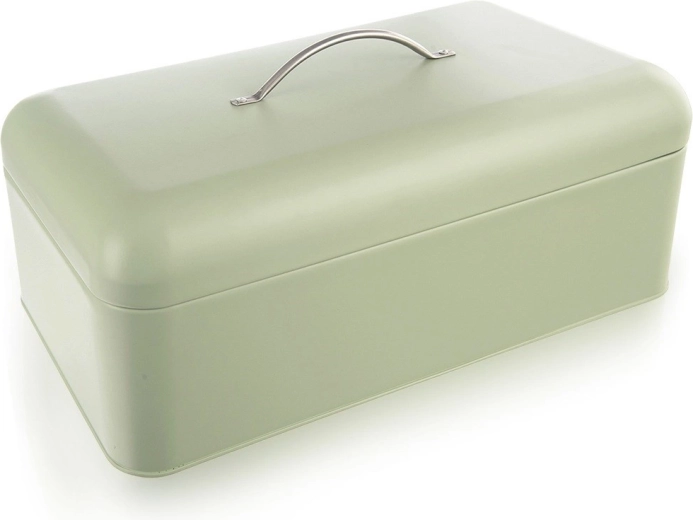 Boîte à pain en métal GREENISH, vert menthe, 42,5 × 23 × 20 cm