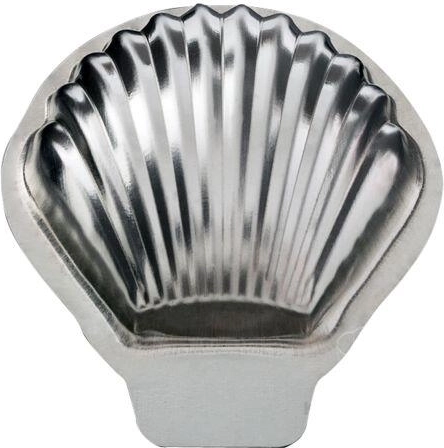 Moules à pâtisserie mini en forme de coquillage, 20 pcs