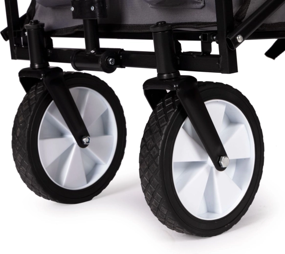 Roues avant pivotantes pour une manœuvre facile