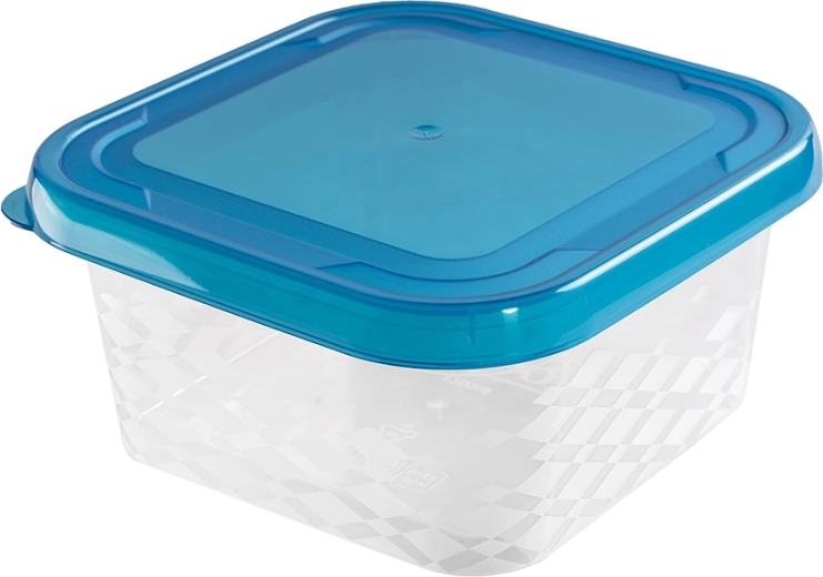 Boîte alimentaire carrée Blue Box 1,25 l (bleue)