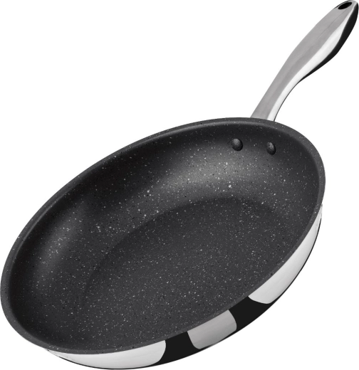 Poêle à sauter Lamart en acier inoxydable 28 cm