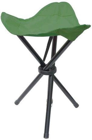 Trépied pliant – chaise de camping, charge maximale 80 kg, vert