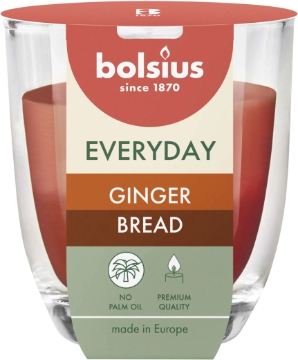 Bougie parfumée en verre Ginger Bread 8 × 7 cm