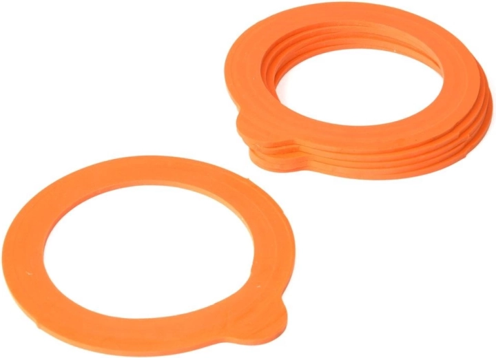 Joints en silicone pour bocaux à fermeture à levier, 6 pcs