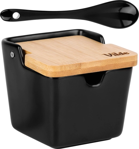 Cuillère incluse et encoche intégrée