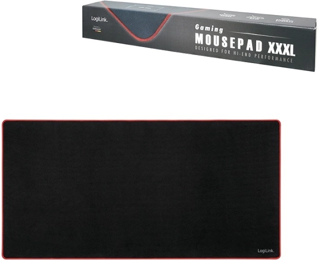 Tapis de souris gaming XXXL LOGILINK, noir