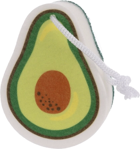 Éponge à vaisselle avec motif avocat